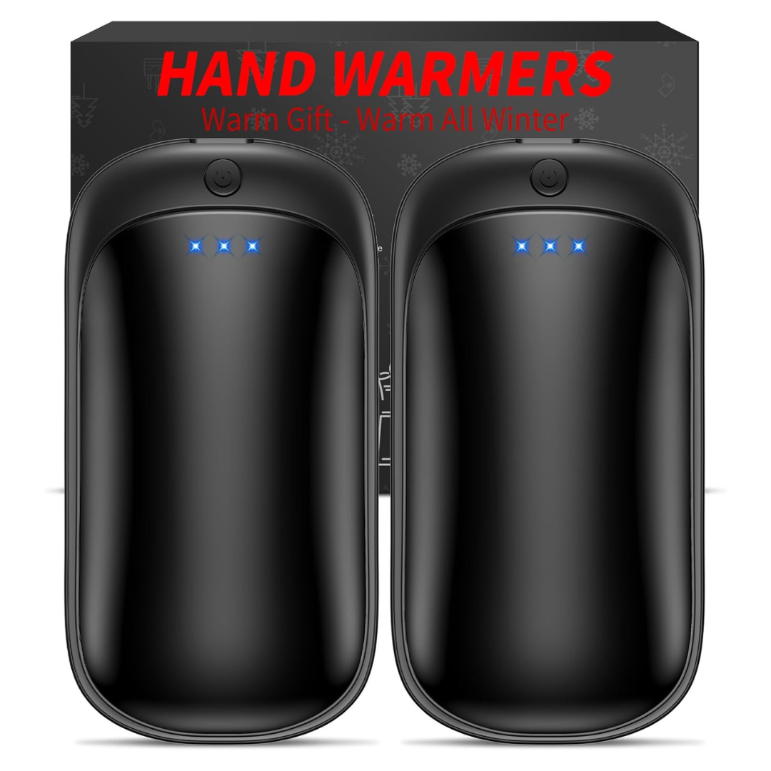 2-Pack Portable Electric Rechargeable Reusable Hand Warmers