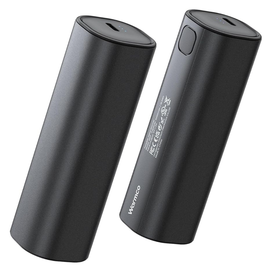 2-Pack Warmco Rechargeable 10000mAh Hand Warmers