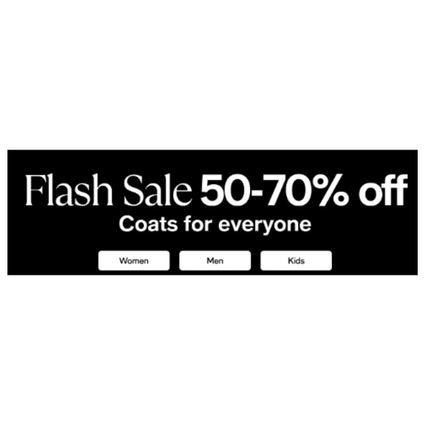 Macy’s Flash Sale: 50-70% Off Coats For Everyone!