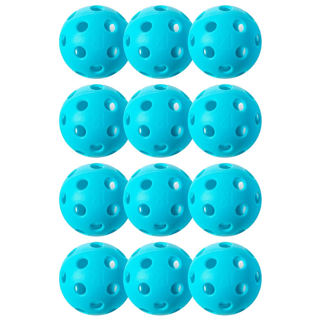 12-Pack Franklin Sports X-26 Indoor Pickleballs (Blue)