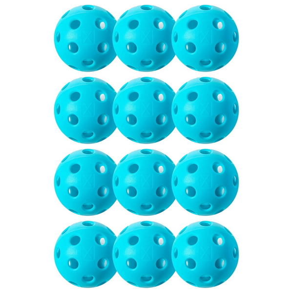 12-Pack Franklin Sports X-26 Indoor Pickleballs (Blue)