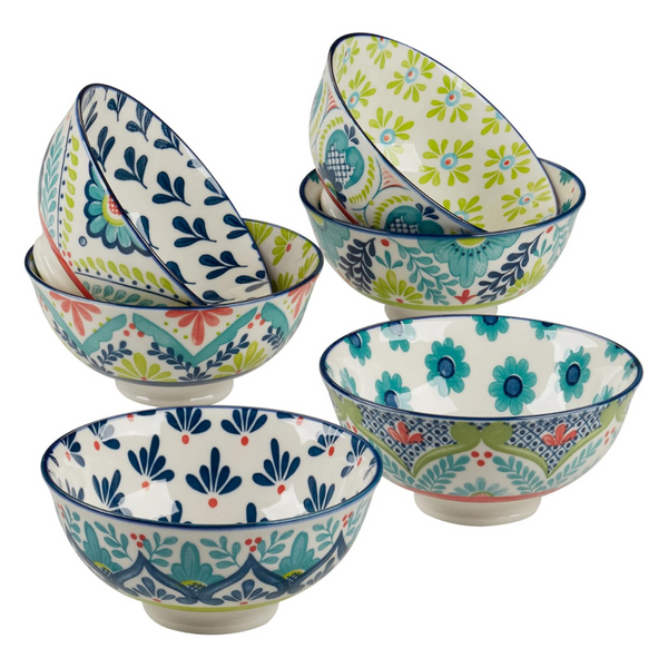 Certified International Set Of 6 13oz Talavera All Purpose Bowls