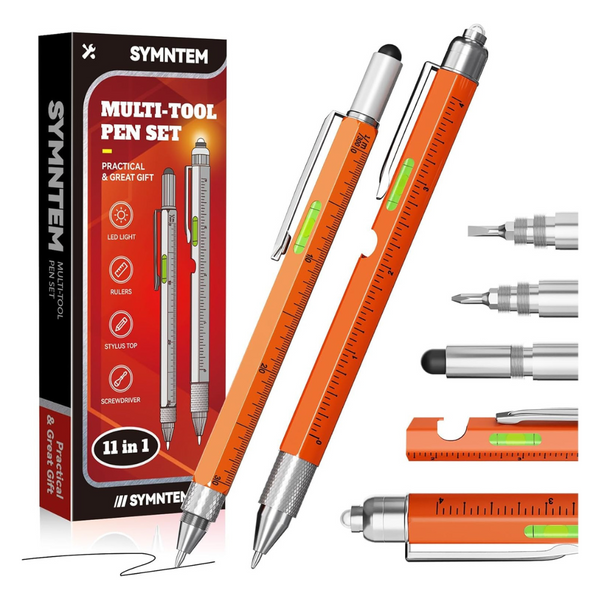 11-In-1 Multitool Pen With LED Light