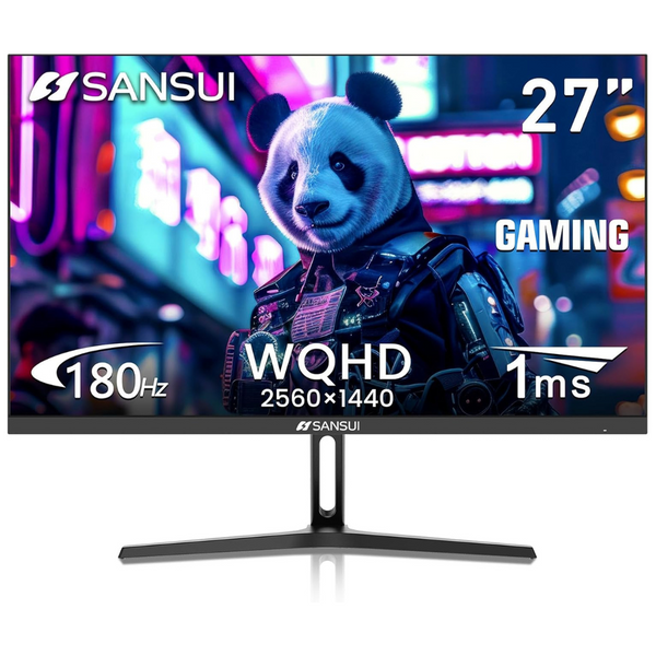 Sansui ES-G27F2Q 27" WQHD 180Hz 1ms HDR IPS Gaming Monitor