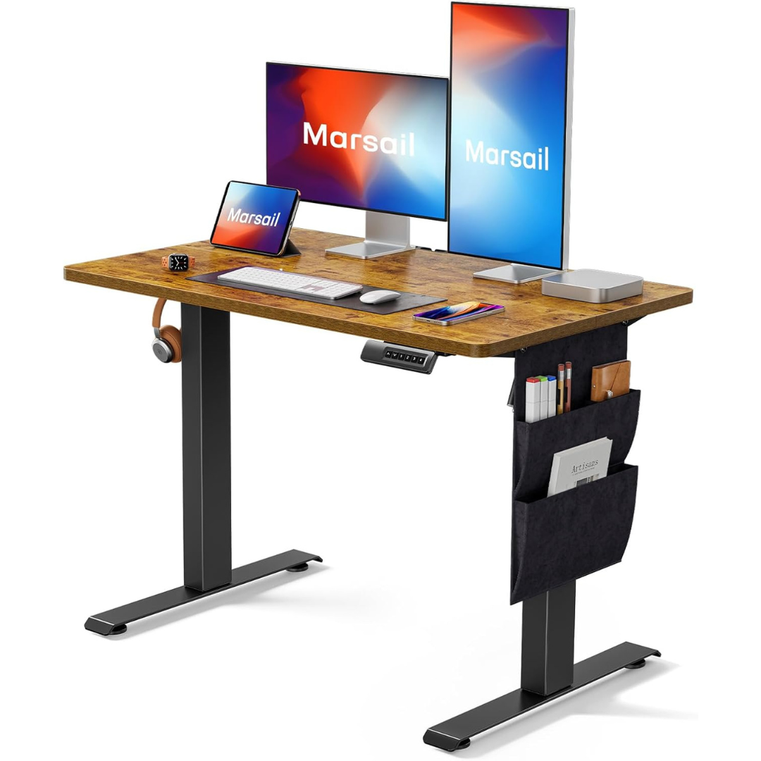 Marsail 40" x 24" Adjustable Height Standing Desk