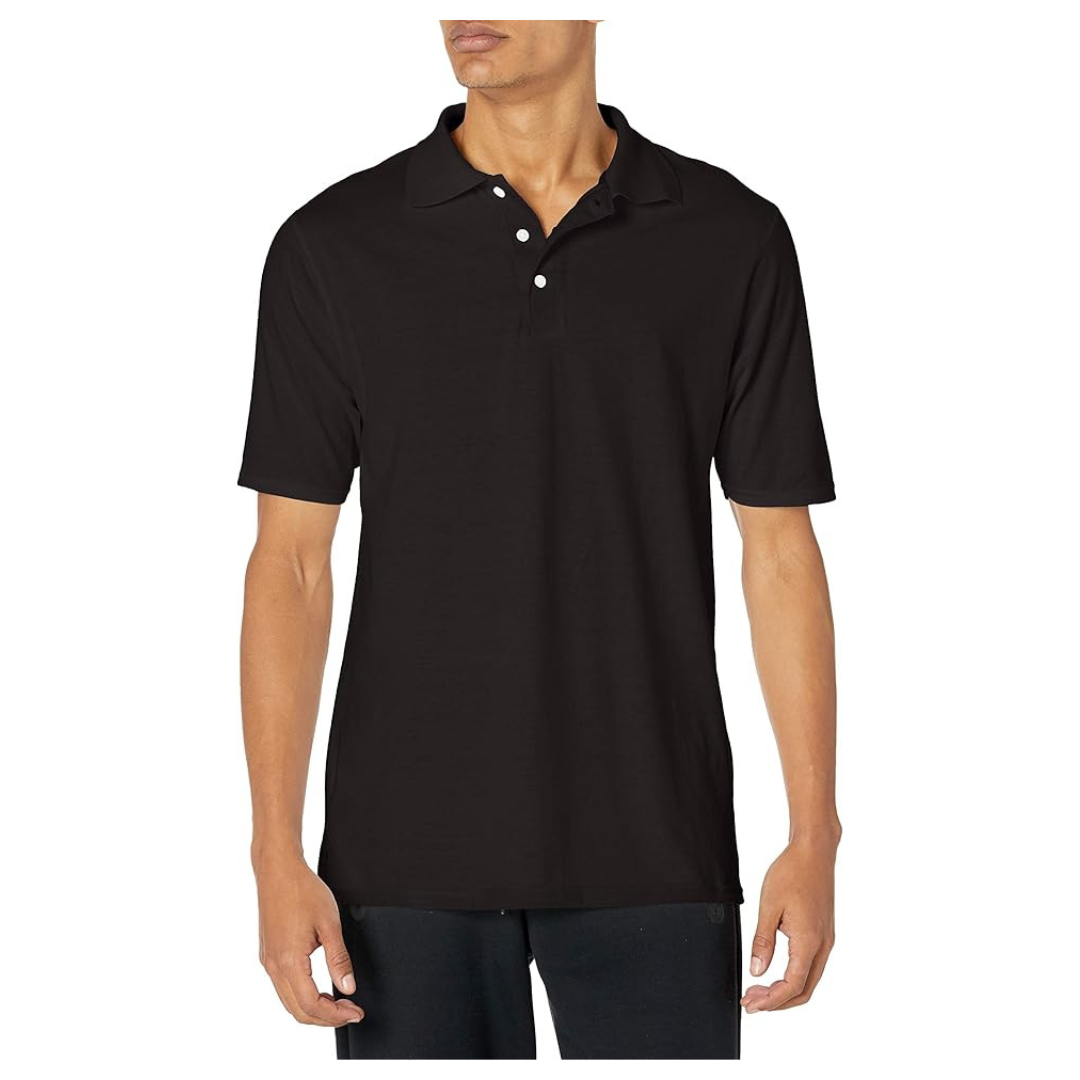 Hanes Men's X-Temp Jersey Polo Short Sleeve Shirt (Various)