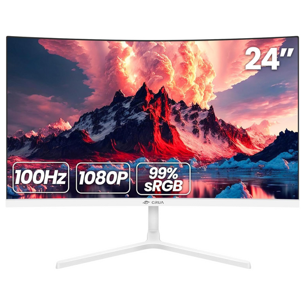 CRUA CR240QA 24" Curved FHD 100Hz 5ms HDR VA Monitor