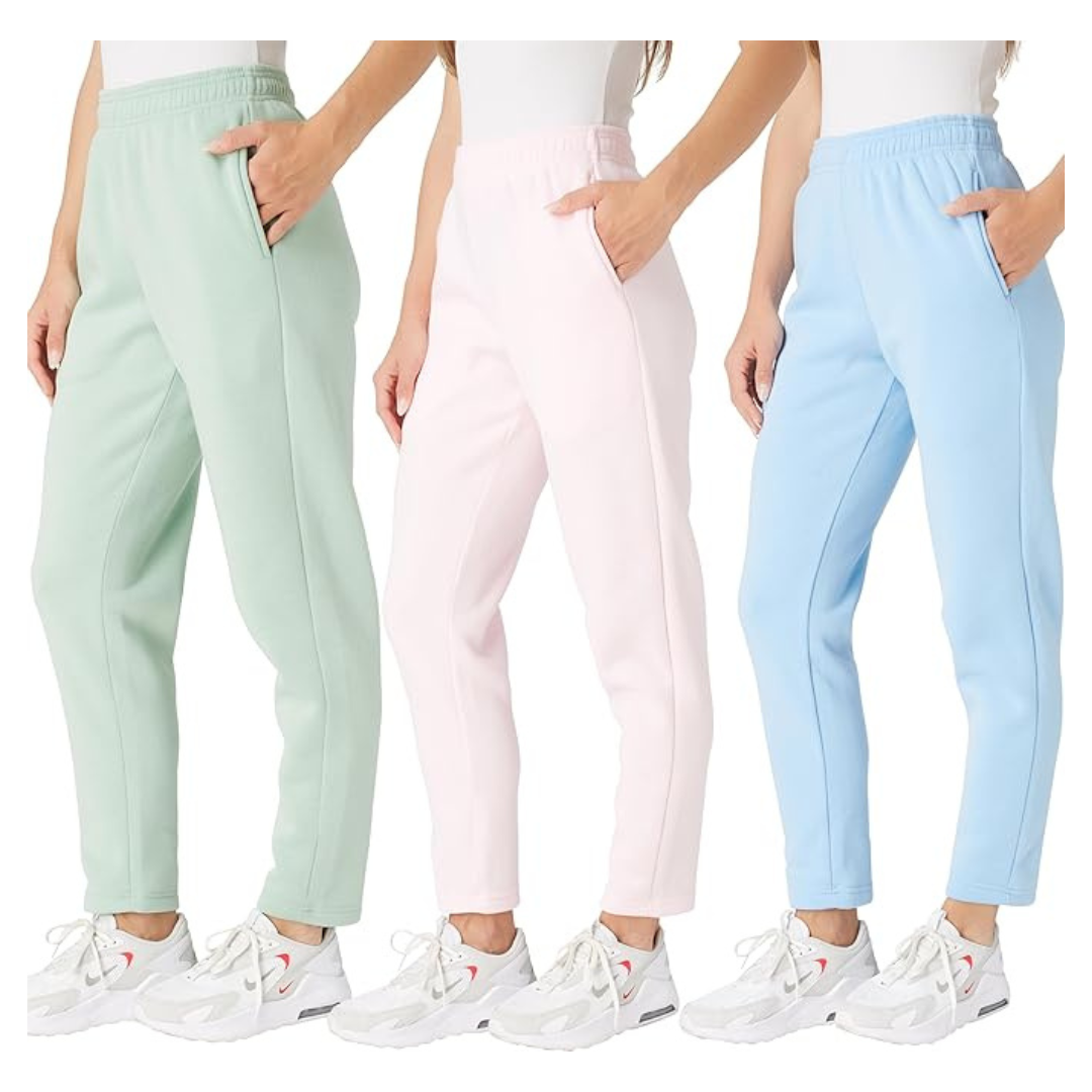 3-Pack Ultra Performance Women's Open Bottom Sweatpants