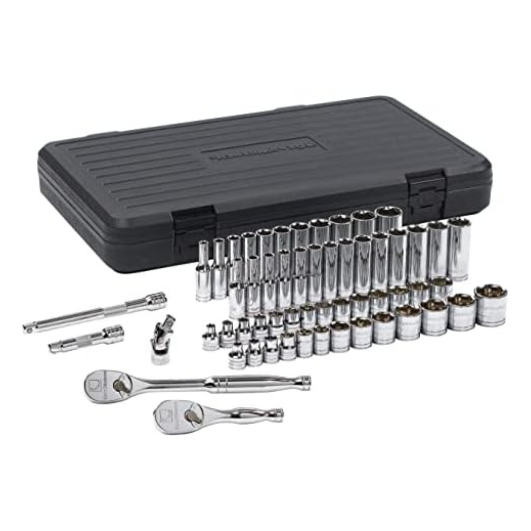 57-Piece Gearwrench 3/8" Drive 6 Pt. Mechanics Tool Set (80550)