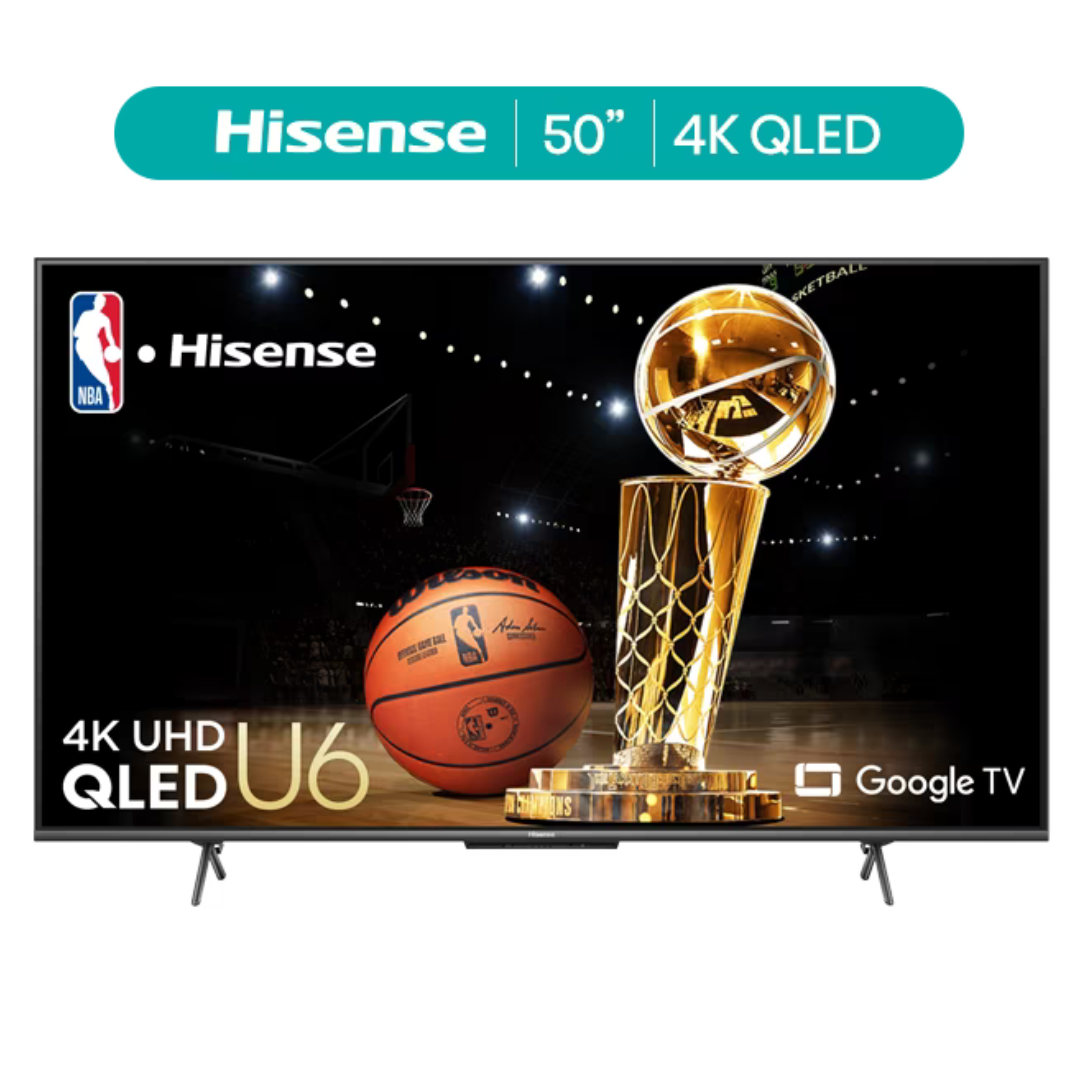 Hisense Class U6H 50" 4K Ultra HDR Smart ULED Google TV