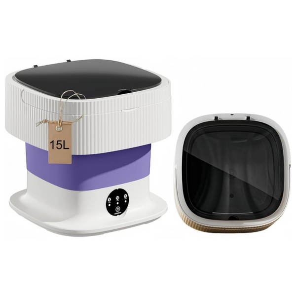 15L High Capacity Portable Foldable Washing Machine (2 Colors)