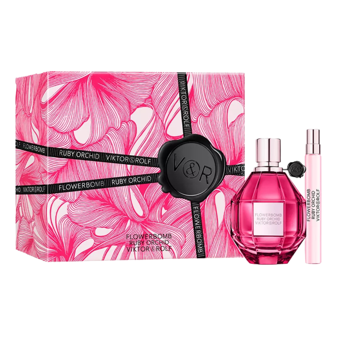 2-Piece Viktor & Rolf Women's Flowerbomb Ruby Orchid Eau De Parfum Set