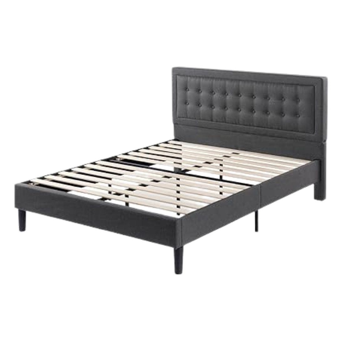 ZINUS King Size Dachelle Upholstered Platform Bed Frame