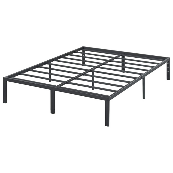 Olee Sleep 14" Queen Size Steel Slat / Non-Slip Support Bed Frame