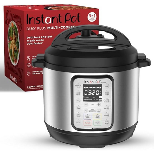 6-Qt Instant Pot Duo Plus 9-in-1 Electric Pressure Cooker