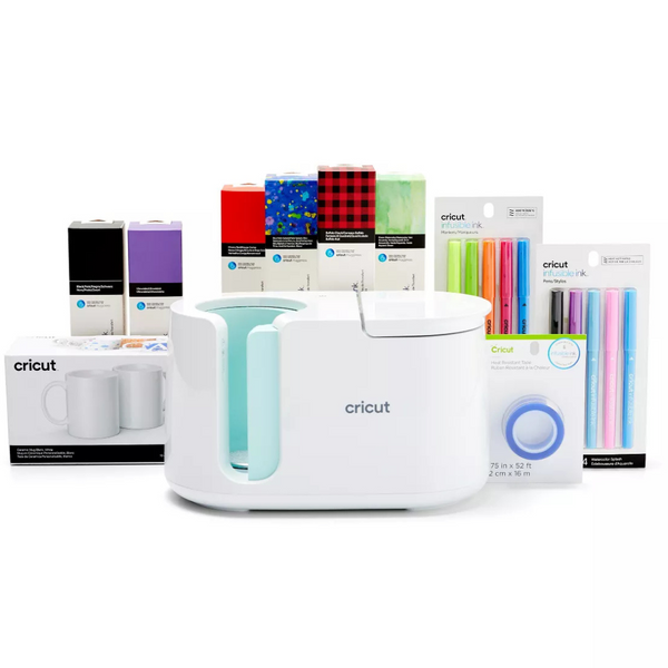 Cricut Mug Press Plus Everything Materials Bundle