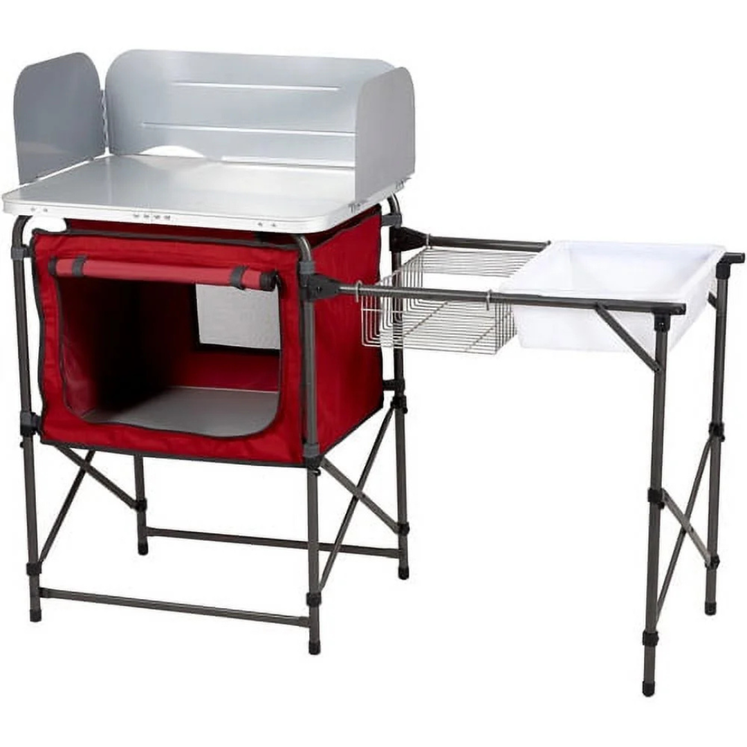 Ozark Trail Deluxe Camping Kitchen w/Storage (31" H x 13" W x 8.25" L)