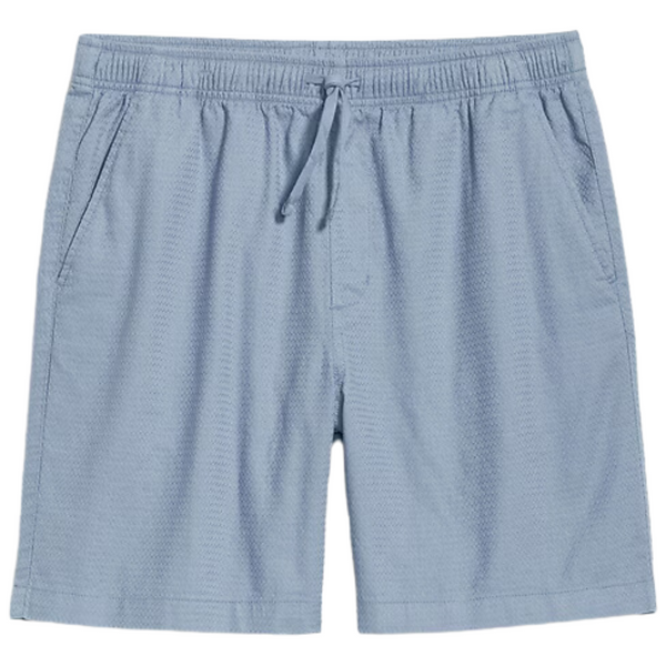 Old Navy Men's 7" Textured Jogger Shorts (Blue Harvest)