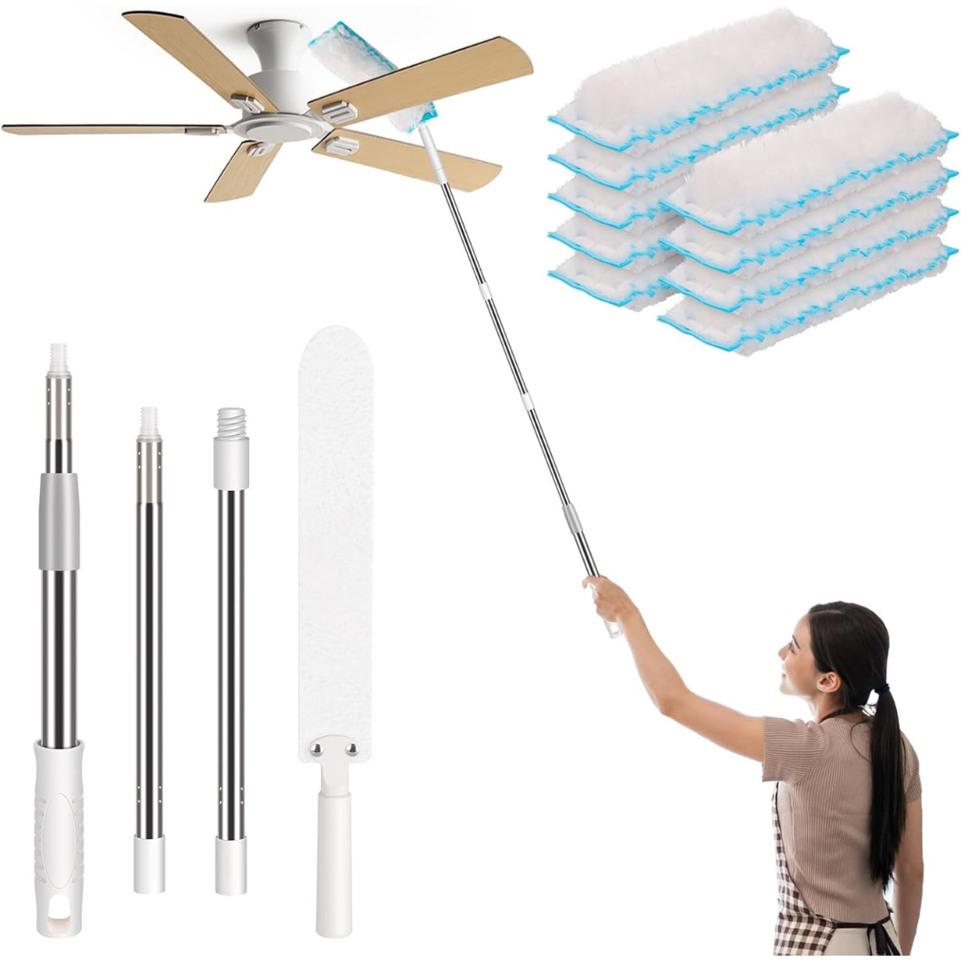 9 Heavy Duty Ceiling Fan Duster with Extension Pole