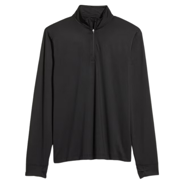 Old Navy Men's CloudMotion Quarter Zip T-Shirts (Black)