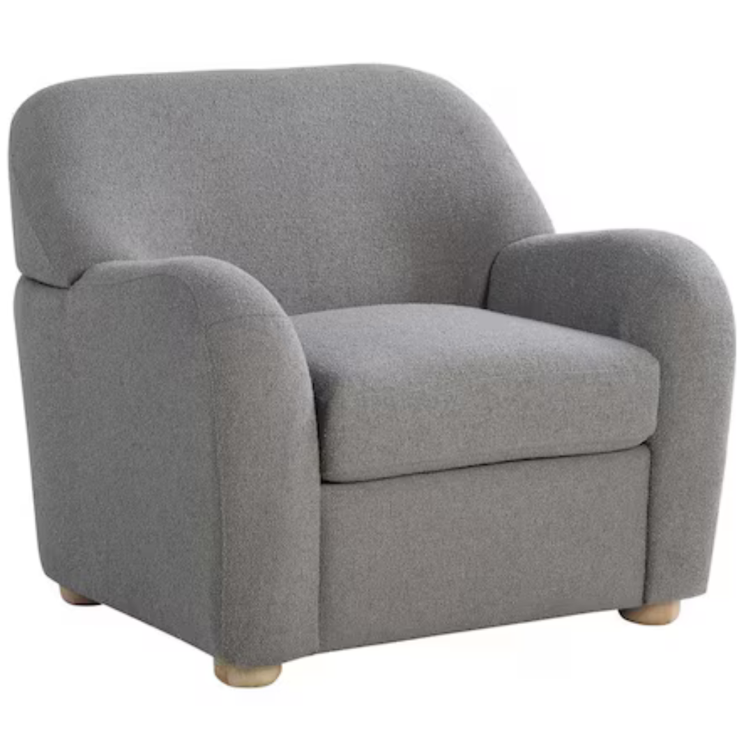 Lifestyle Solutions Jennifer Gleason Grey Polyester Armchair