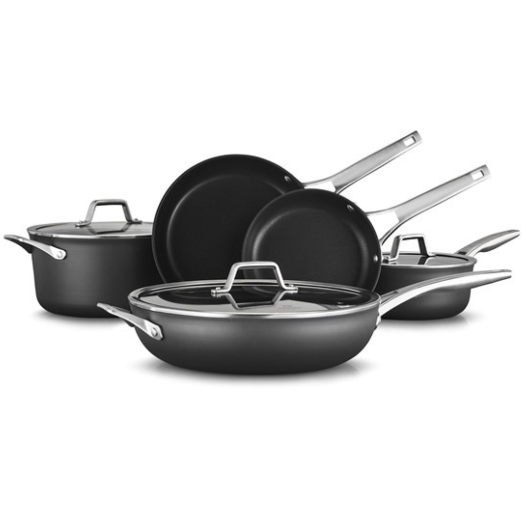 8-Piece Calphalon Premier Hard-Anodized Nonstick Cookware Set