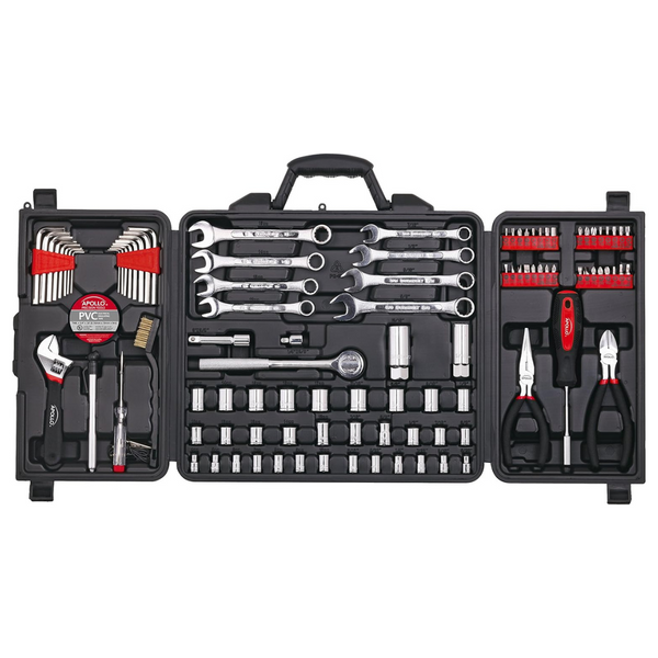 101-Piece Apollo Tools Mechanic Tool Set With Compact Carrying Case