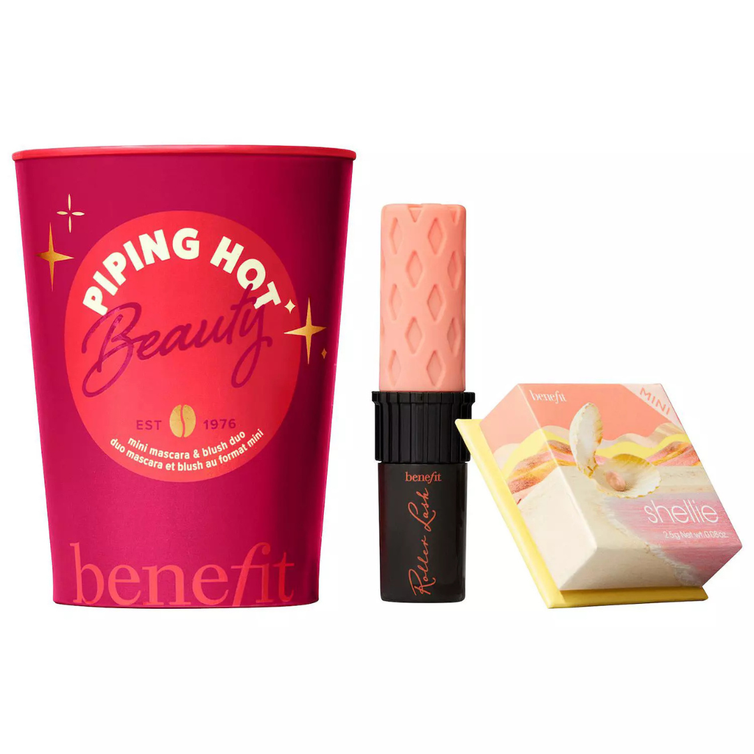 Benefit Cosmetics Piping Hot Beauty Mini Mascara & Blush Set