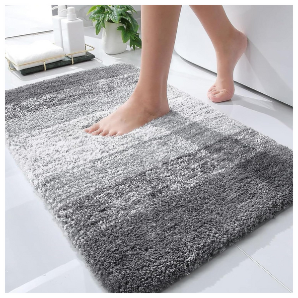 Olanly 30" x 20" Non-Slip Plush Shaggy Luxury Bathroom Rugs Mat