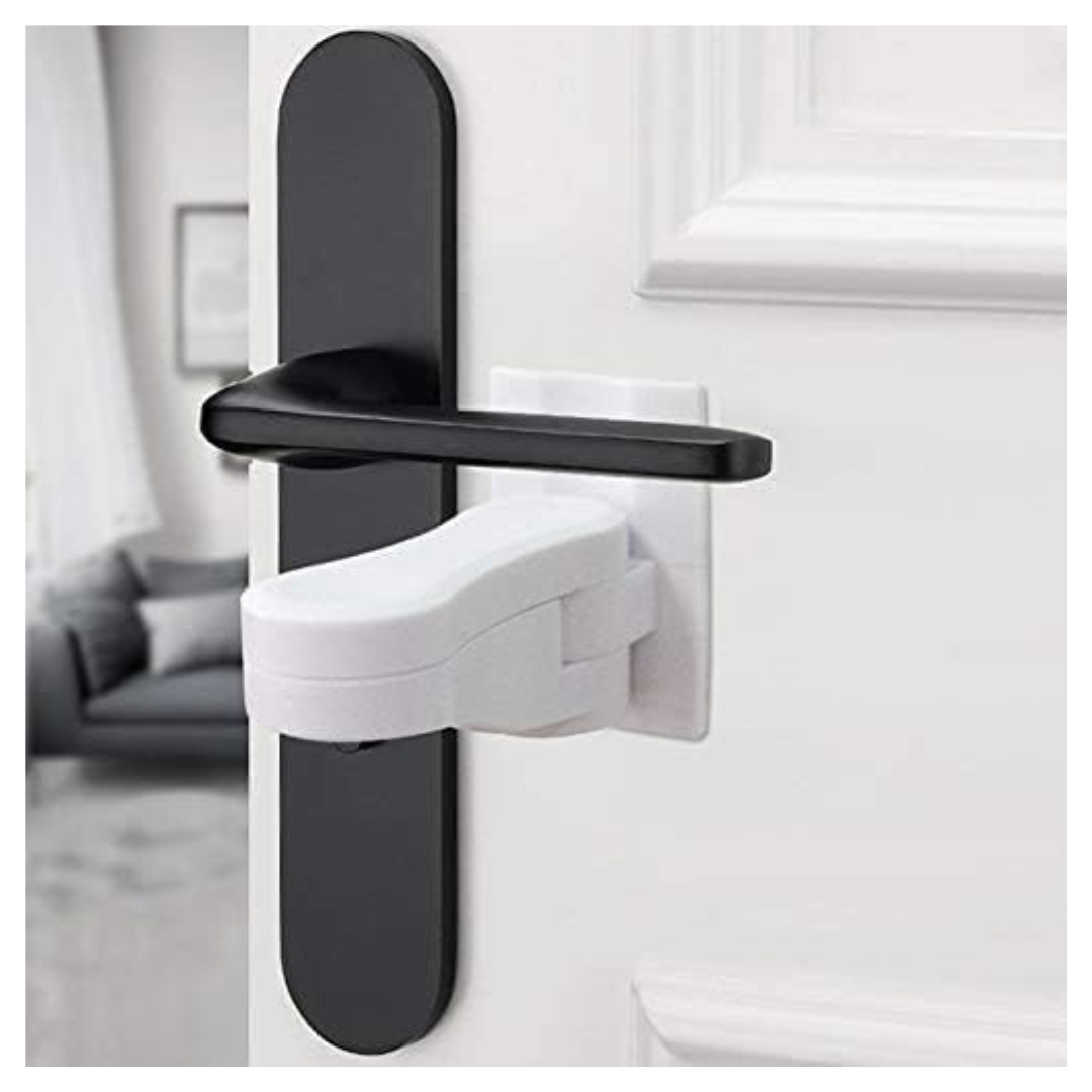 3-Pack Childproof Door Lever Lock