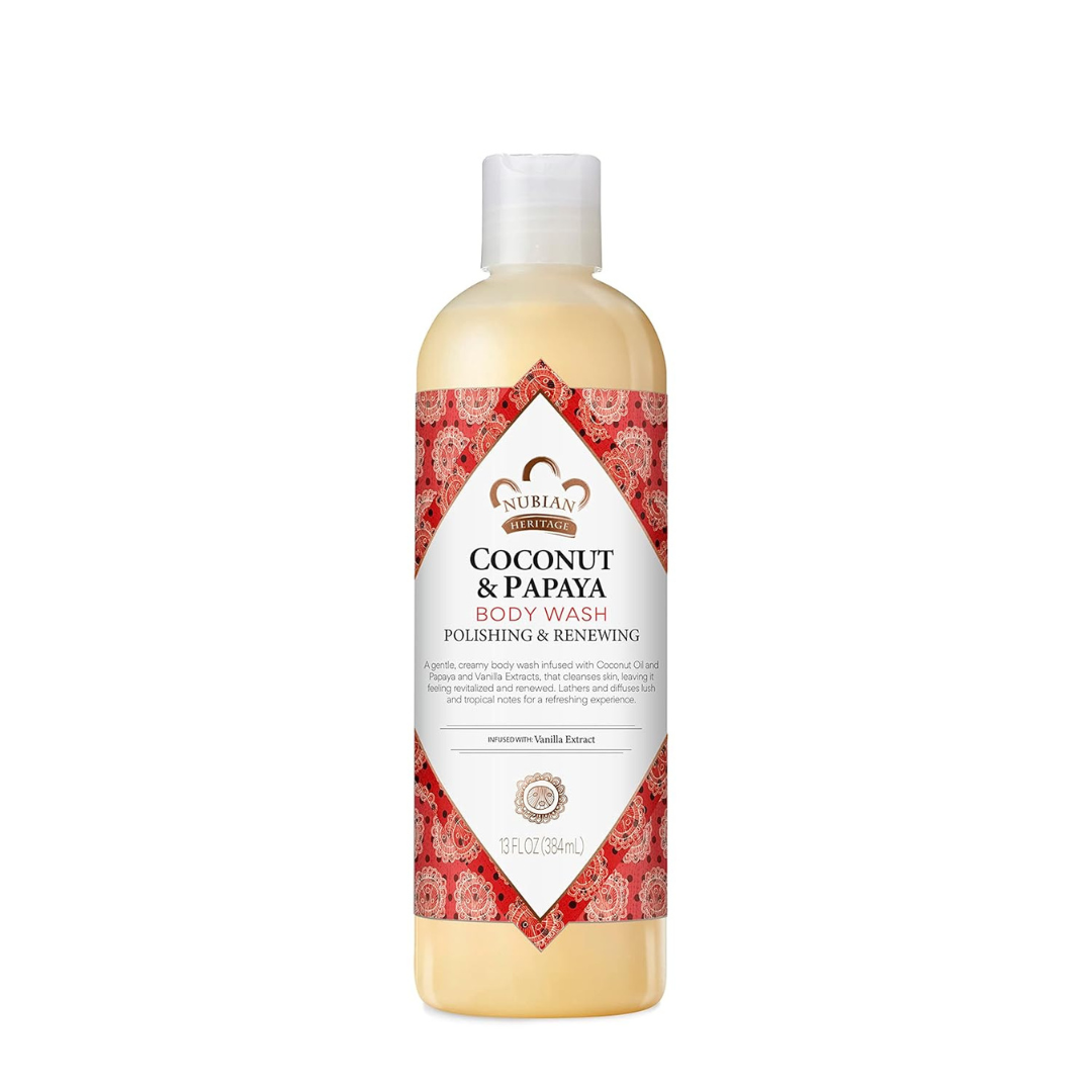 Nubian Heritage Coconut Papaya Body Wash Cleanser