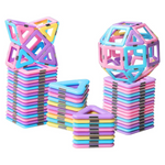 Macaron Castle Magnetic Blocks Building Set