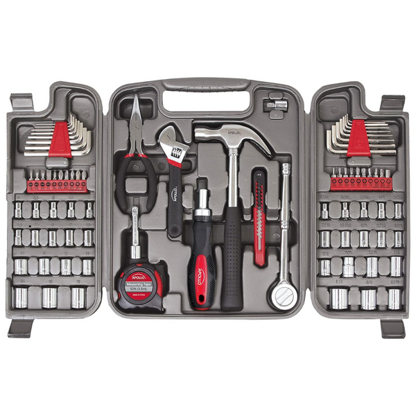 79-Piece Apollo Tools Multi-Purpose SAE And Metric Tool Set