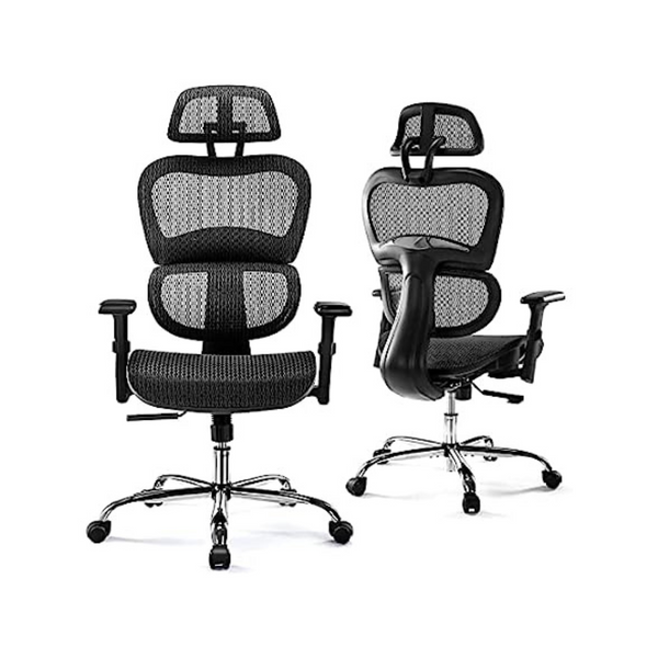 JHK MC83BK Ergonomic Executive High Back Office Chair