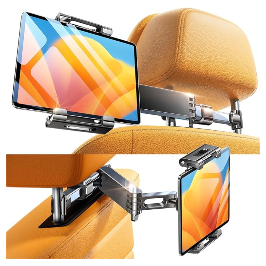 Back Seat Stretchable iPad Tablet Holder For Car Headrest (4.7" - 12.9")