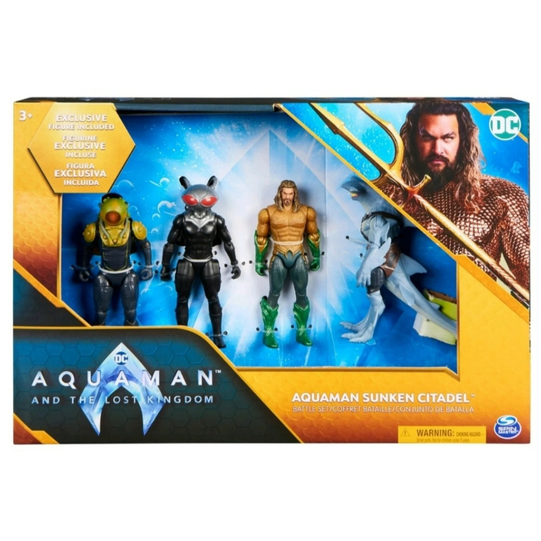 4-Pack Aquaman 4" Sunken Citadel Battle Pack Action Figure Set