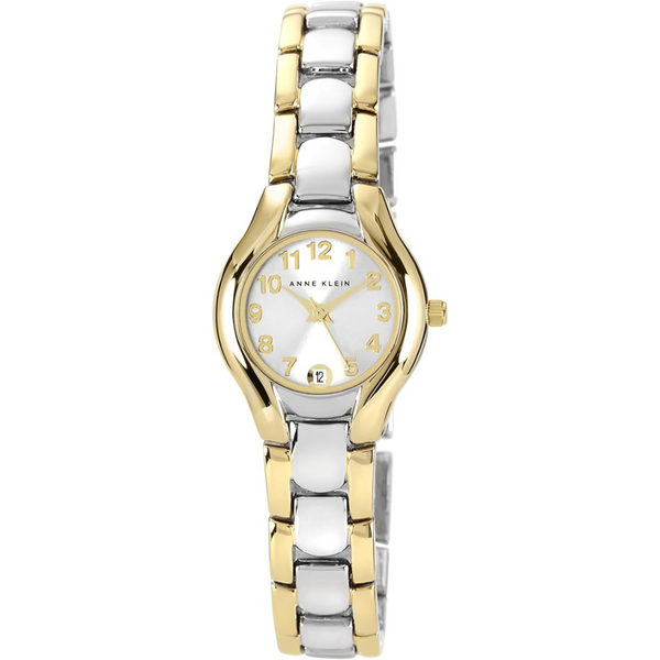 Anne Klein Women's 24mm Date Function Two-Tone Bracelet Watch