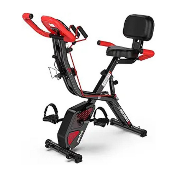 Pooboo Foldable Fitness Stationary Indoor Cycling Bike Machine