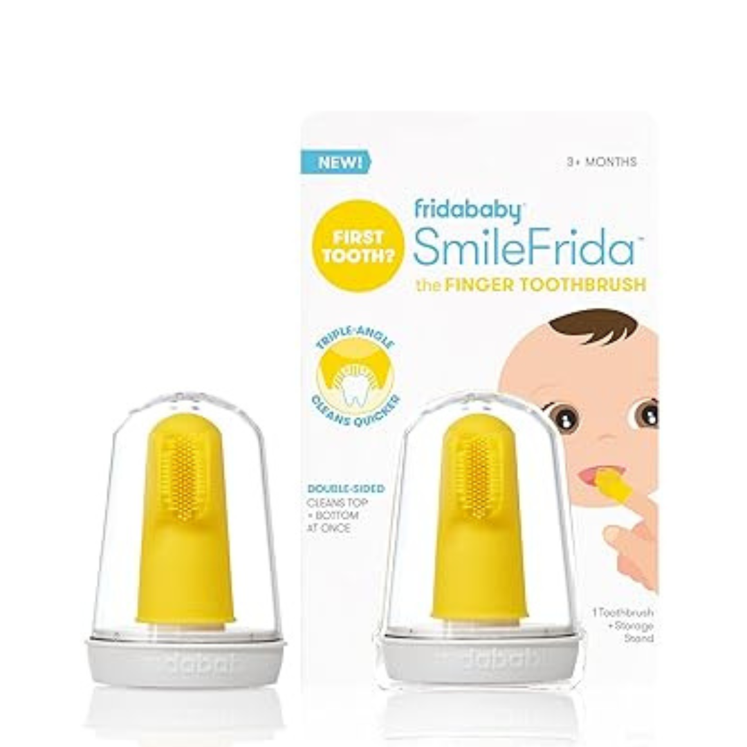 Frida Baby Baby's First Finger Toothbrush with Case