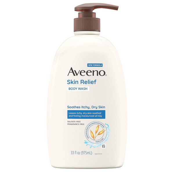 Aveeno Skin Relief Body Wash With Triple Oat Formula Soothes Itchy And Dry Skin (33 FL OZ)