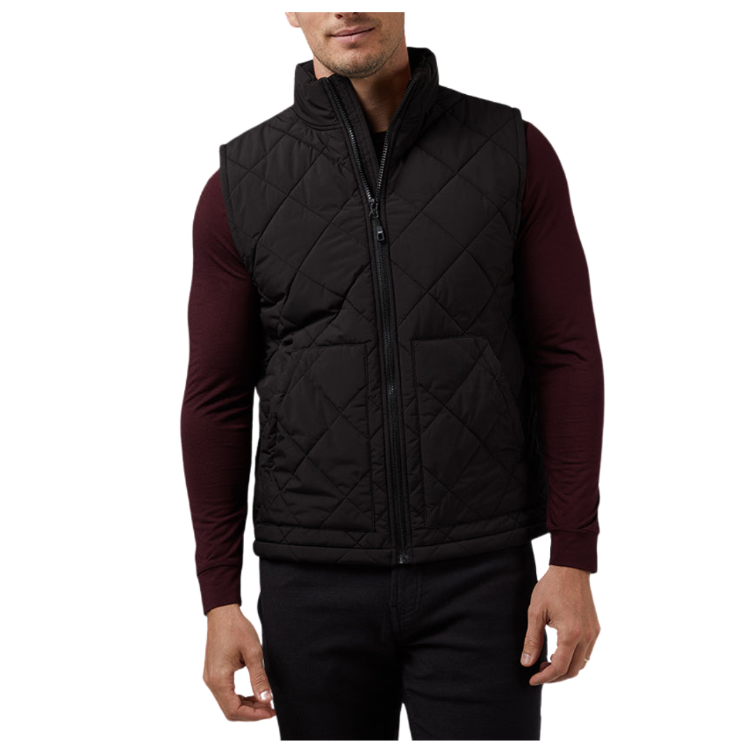 32 Degrees Men's Diamond Quilted Vest (3 Colors)