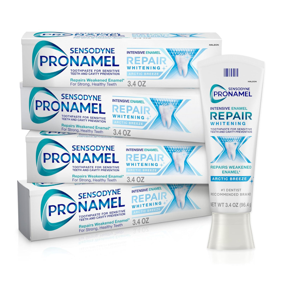 4-Pack 3.4oz Sensodyne Pronamel Intensive Whitening Toothpaste