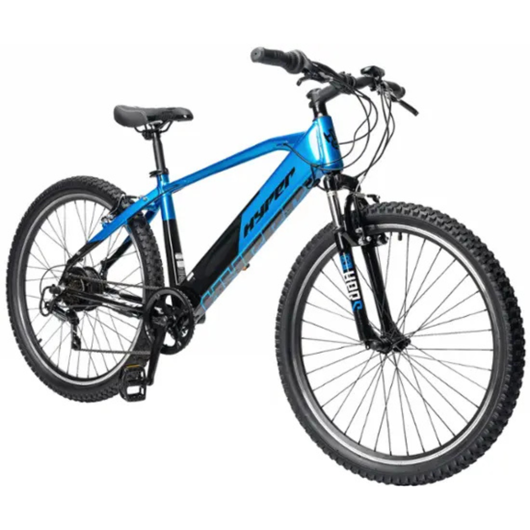 Hyper 26" Mountain Electric Bike with 20mph Max Speed