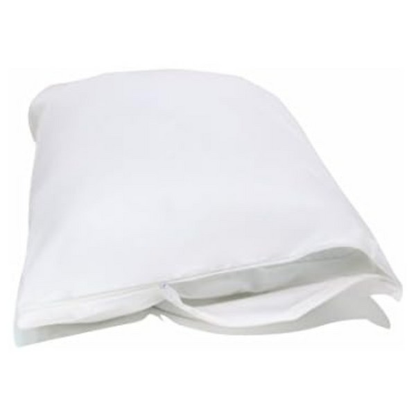 2-Pack National Allergy Standard 100% Cotton Pillow Protector (White)