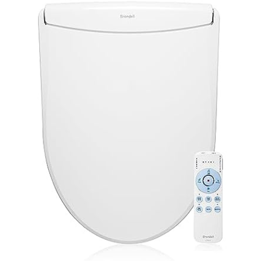 Brondell LS1800-EW Swash Electric Bidet Toilet Seat w/Remote