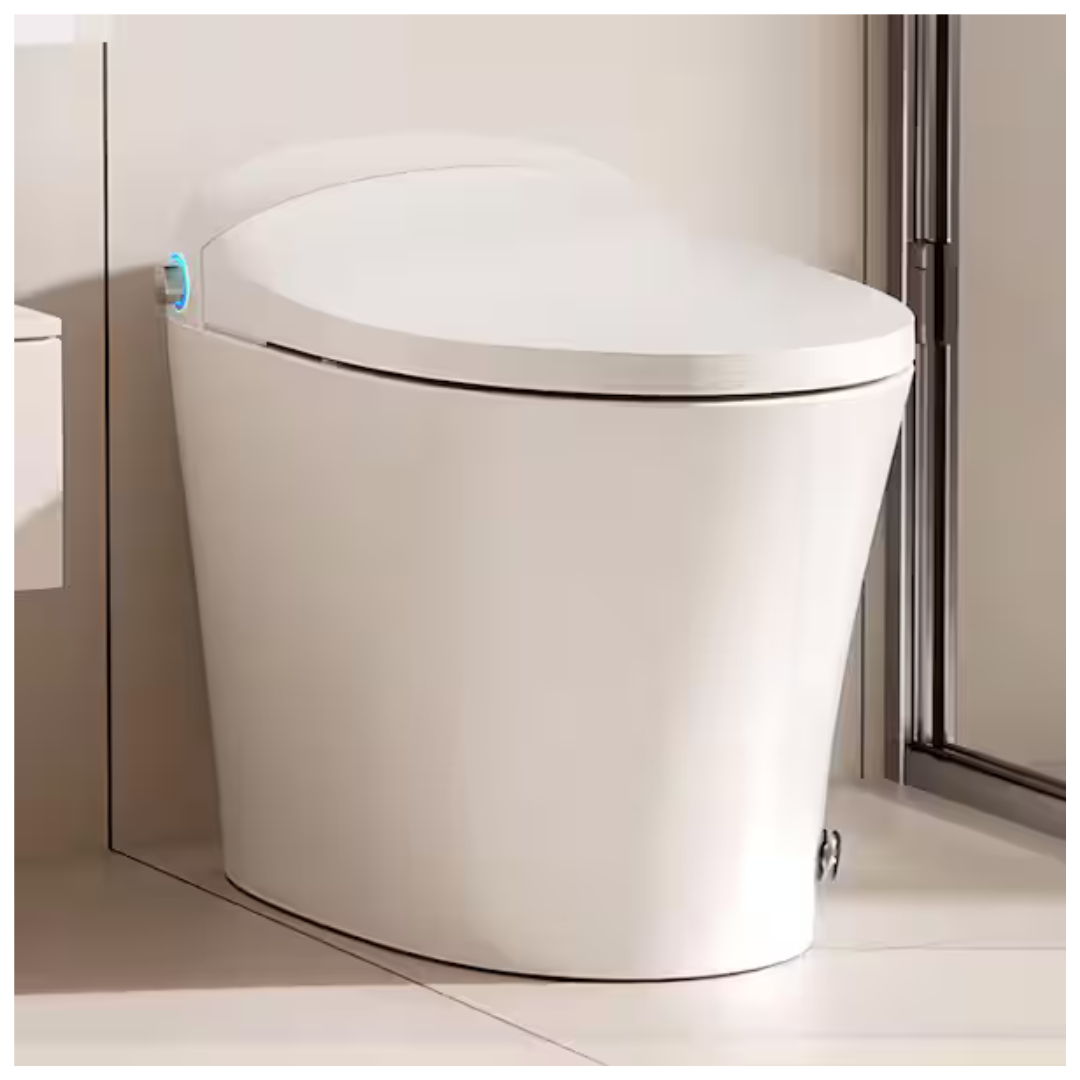 1-Piece 1/1.27 GPF High Efficiency Dual Flush Elongated Toilet