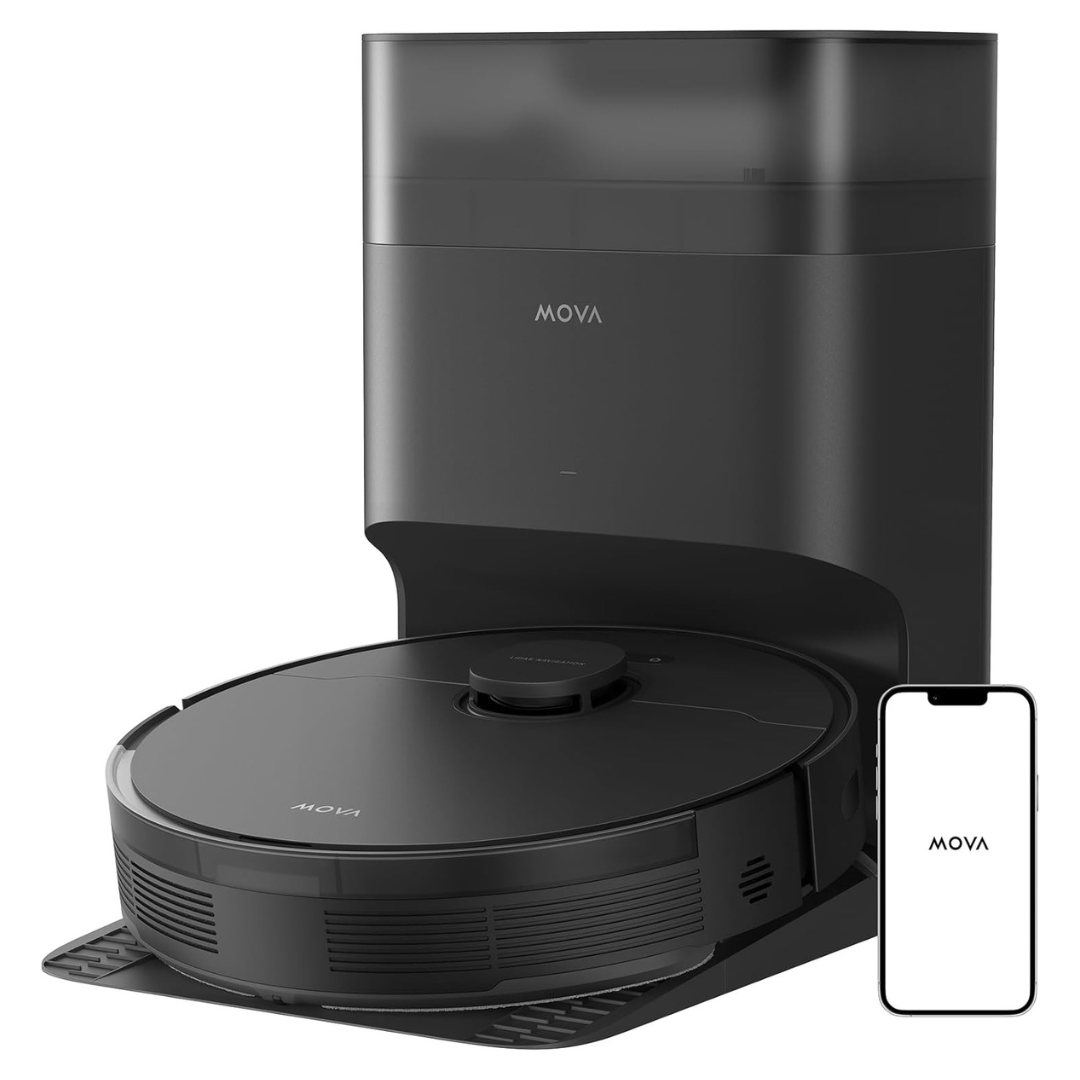 Mova S10 Plus Robot Vacuum With 4L Dust Bag