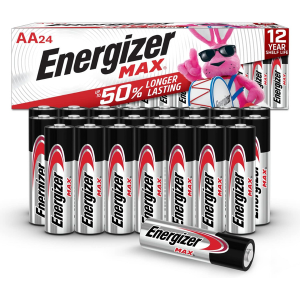 24-Count Energizer AA Max Alkaline Batteries