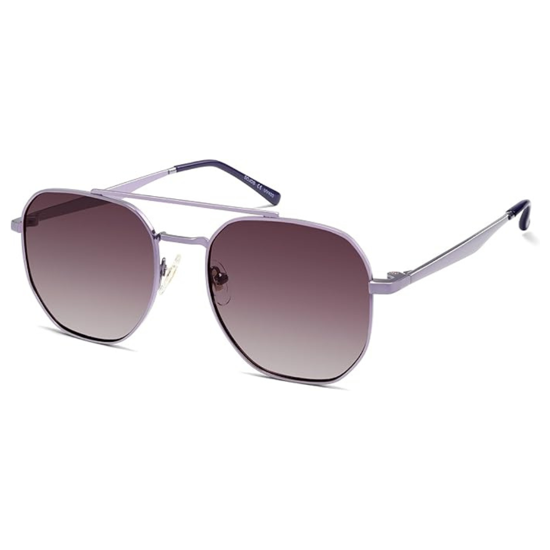 Unisex Retro Hexagon UV400 Protection Classic Square Aviator Sunglasses