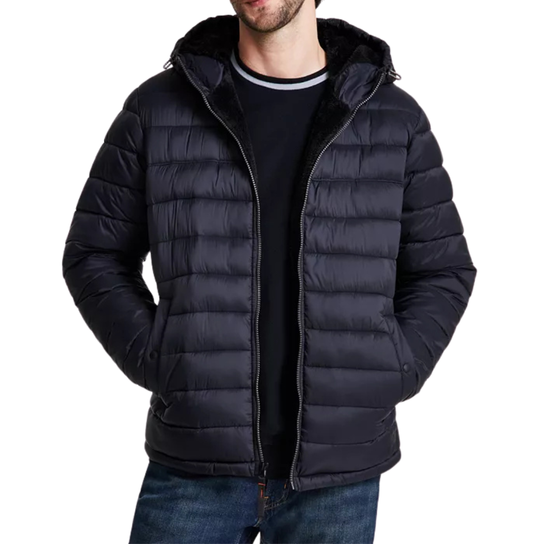 Hawke & Co. Men's Sherpa Lined Hooded Puffer Jacket (Various)